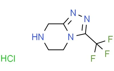 3-(Trifluorometil)-5,6,7,8-tetrahidro-[1,2,4]triazolo[4,3-a]pirazin hidroklorid CAS BR.{{ 11}}