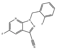 5-fluoro-1- (2-fluorobenzil) -1H-pirazolo [3,4-b] piridin-3-karbonitril CAS br .:1350653-26-7